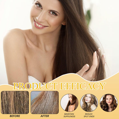 Smoothing Hair Serum Oil Gently Nourishes and Smooths Strands — Daily Hair Care