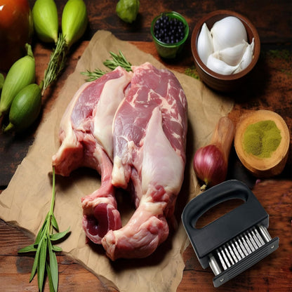 Meat Tenderizer Tool with 48 Stainless Steel Blades Cooking for Your Kitchen
