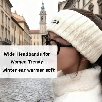 4Pcs Knitted Headband Women's Fashion Running Sweat-Absorbing Sports Headband