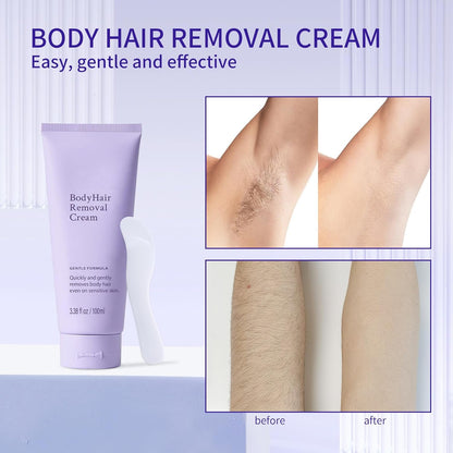 Body Hair Removal Cream for Women & Men- Hair Removal for Body Legs 2-in-1