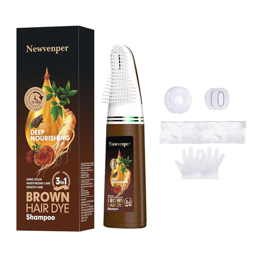 Hair comb Dye Shampoo For Gray Hair and Beard Coverage