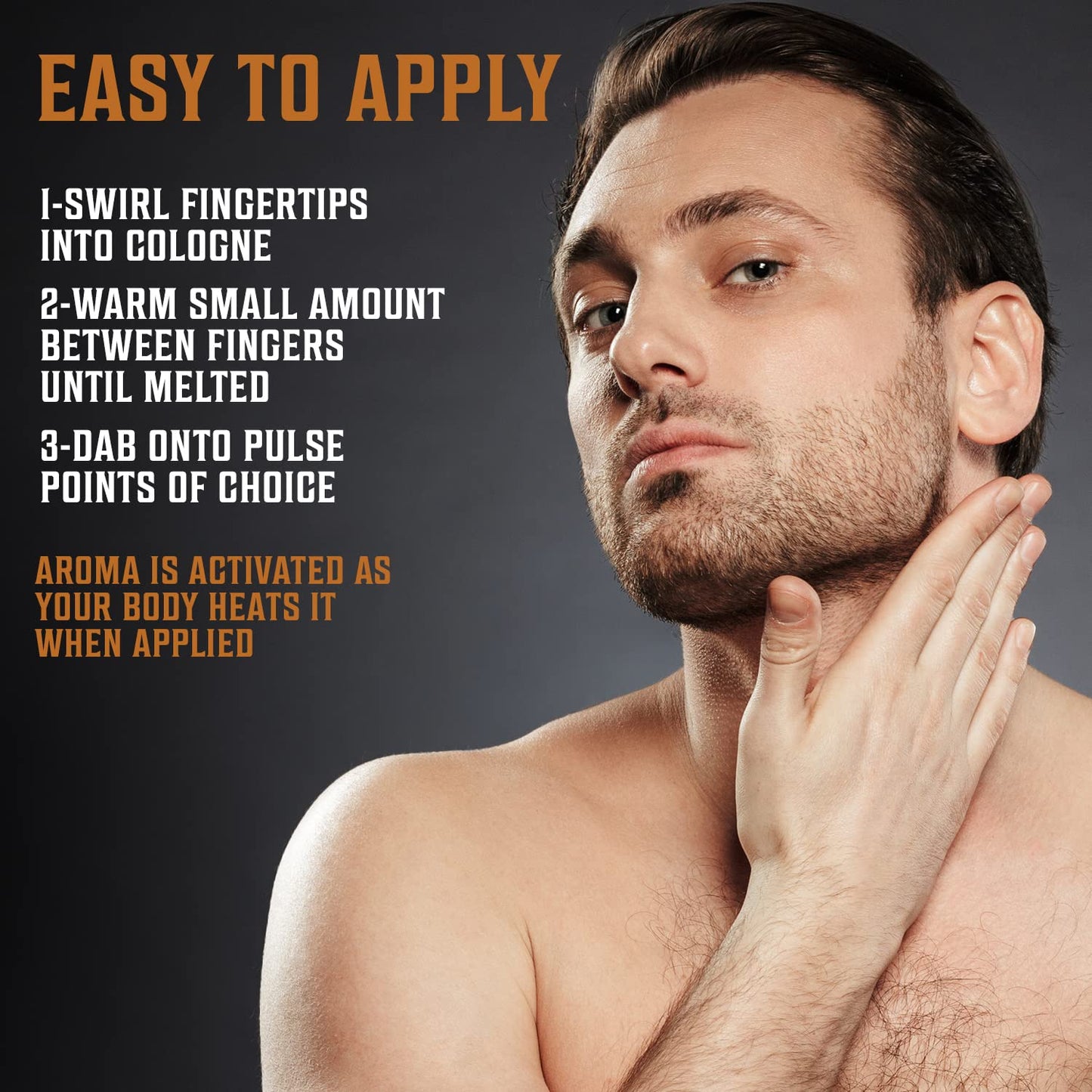 4-Pack Solid Cologne Set for Men - Travel-Friendly Scent Collection, Classic & Masculine Gift