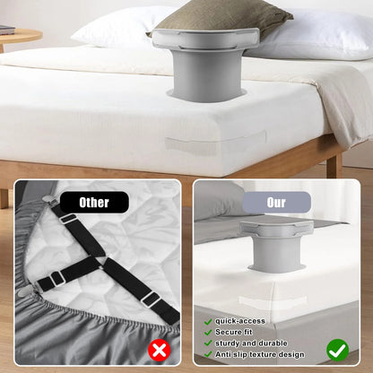 4-Pack Universal Sheet Holders - Keep Sheets Tight & Wrinkle-Free