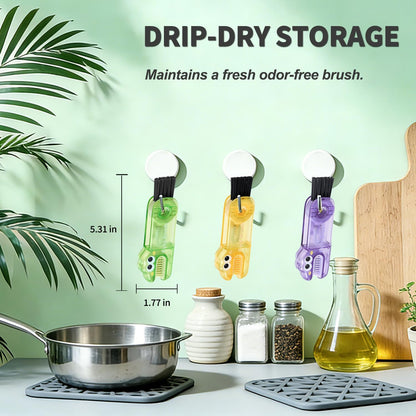 3 in 1 Cup Lid Gap Cleaning Brush Set, Multifunctional Bottle Cleaning Brush