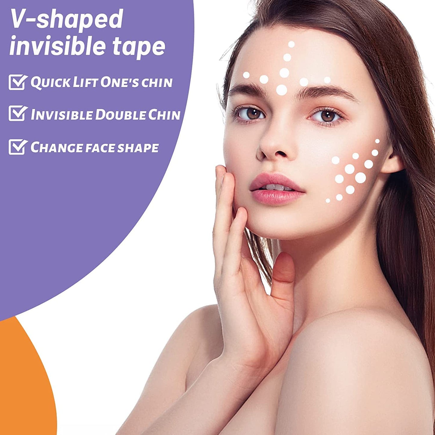 40Pcs/box Lift Face Sticker Face Chin Lift Tools