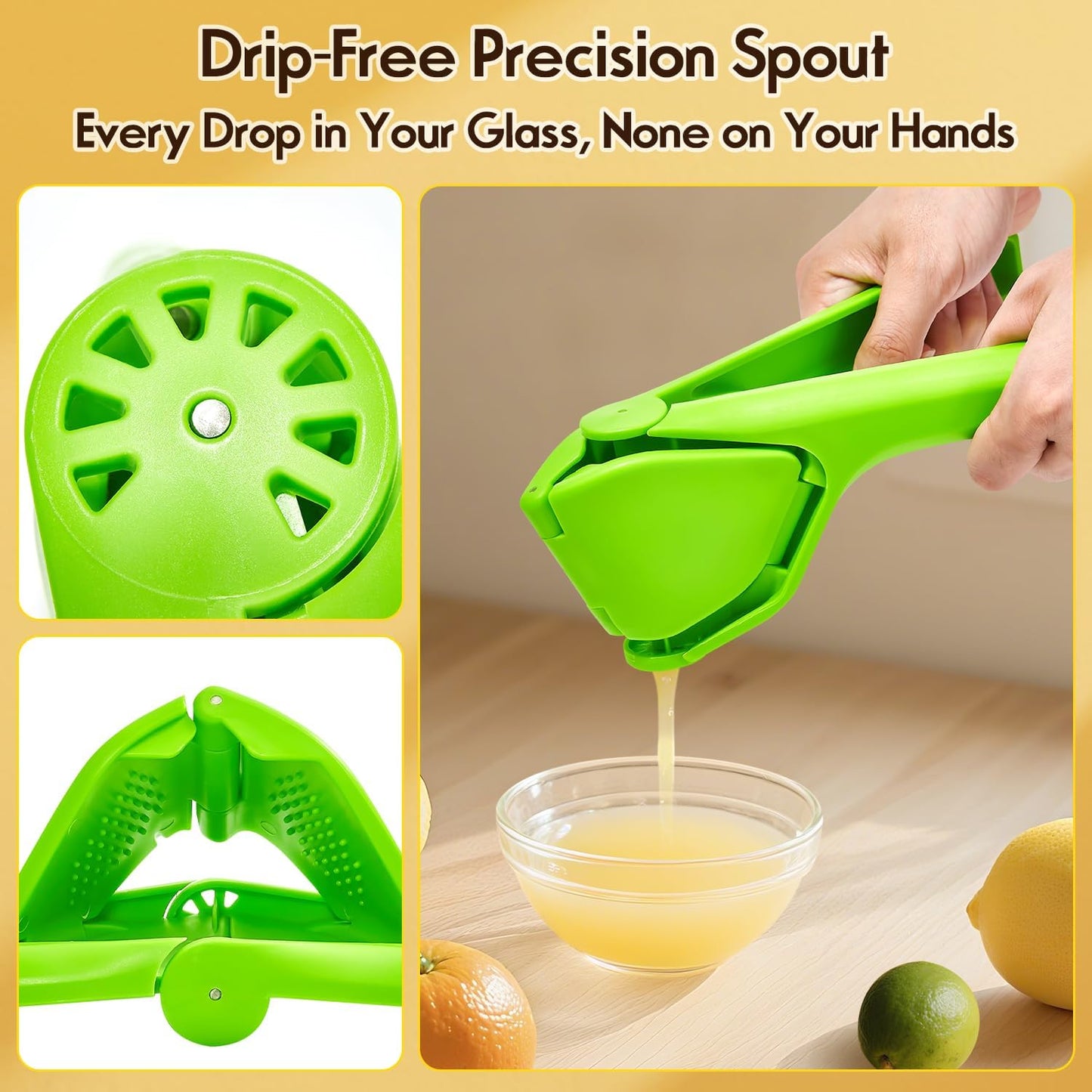 Manual Lemon Squeezer, Hand Lemon Squeezer, Easy-to-Use, Very Sturdy, Lemon Juicer