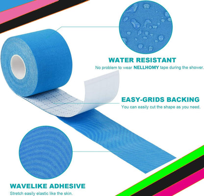 Premium Athletic Trainer's Tape for Muscle Joint 16ftx2''