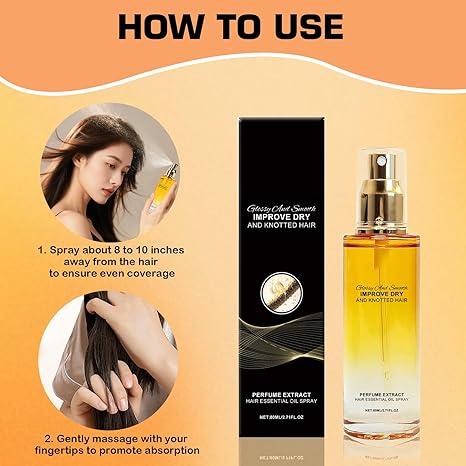Smoothing Hair Serum Oil Gently Nourishes and Smooths Strands — Daily Hair Care
