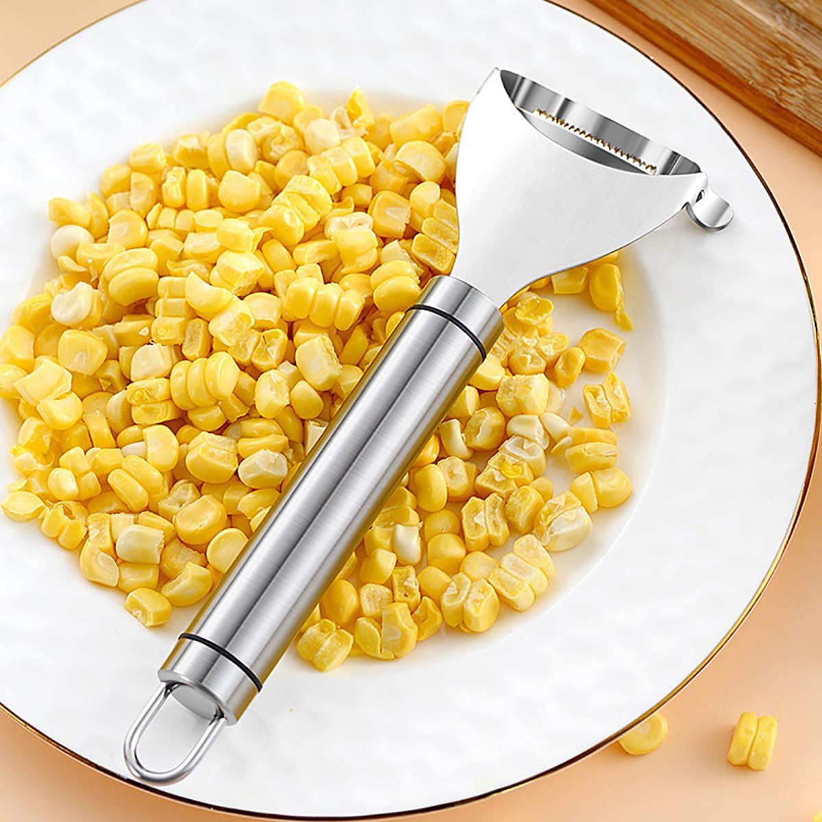 2Pcs Corn Planer Cutter Thresher Peele with Hand Protect