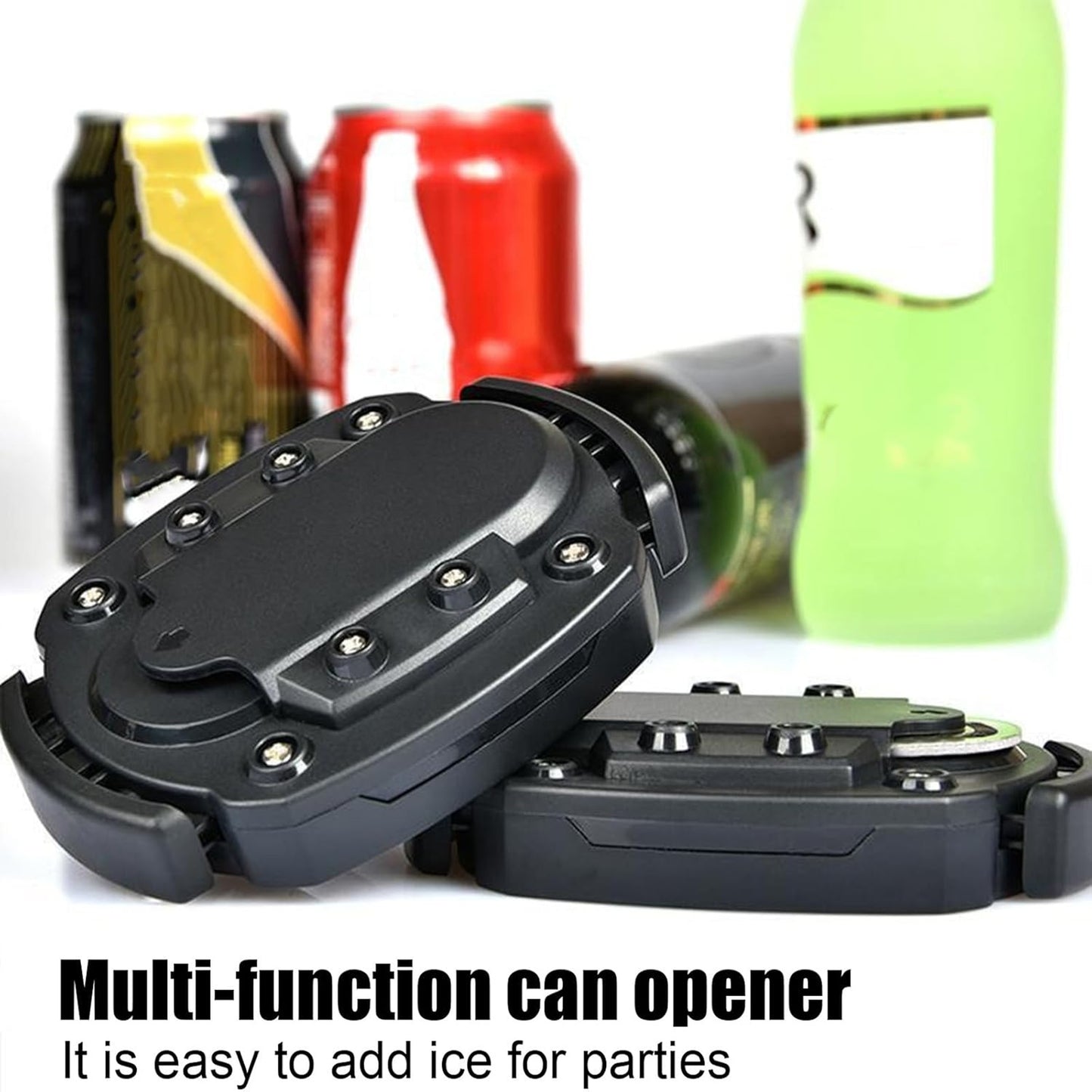 Can Opener Manual Hand Held Easy Safety with Bottle Opener