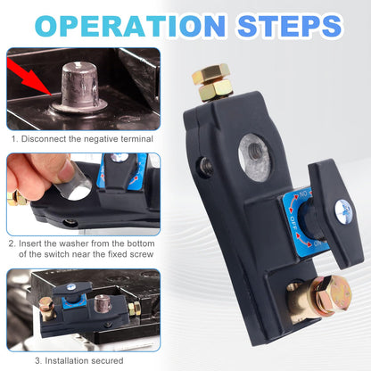 2pcs 12V 24V Heavy Duty Battery Isolator Switches