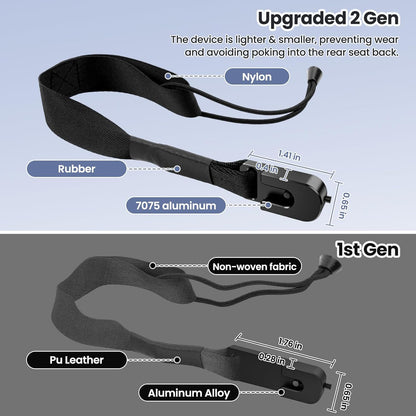 Upgraded Rear Seat Quick Release with Elastic Rope Compatible