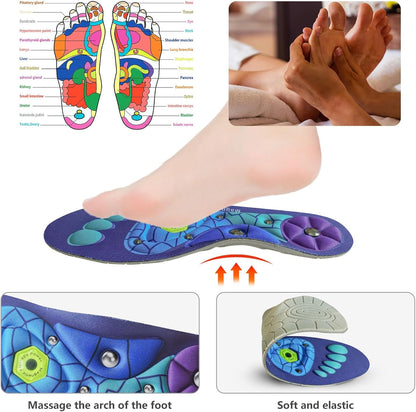 Magnetic Acupressure Insoles，Orthopedic Insoles，Relieve Tired can be Used by Both Men and Women
