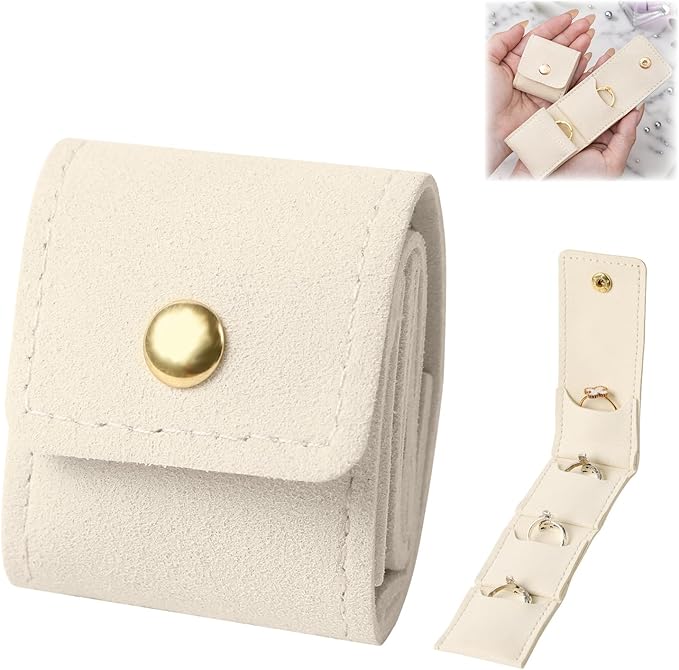3Pcs Multifunctional Mini Portable Foldable Travel Jewelry Storage Box