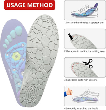 Magnetic Acupressure Insoles，Orthopedic Insoles，Relieve Tired can be Used by Both Men and Women
