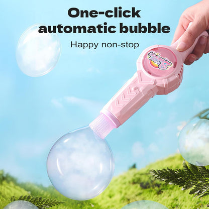 Rechargeable Automatic Electric Bubble Machine Colorful Lights & Music
