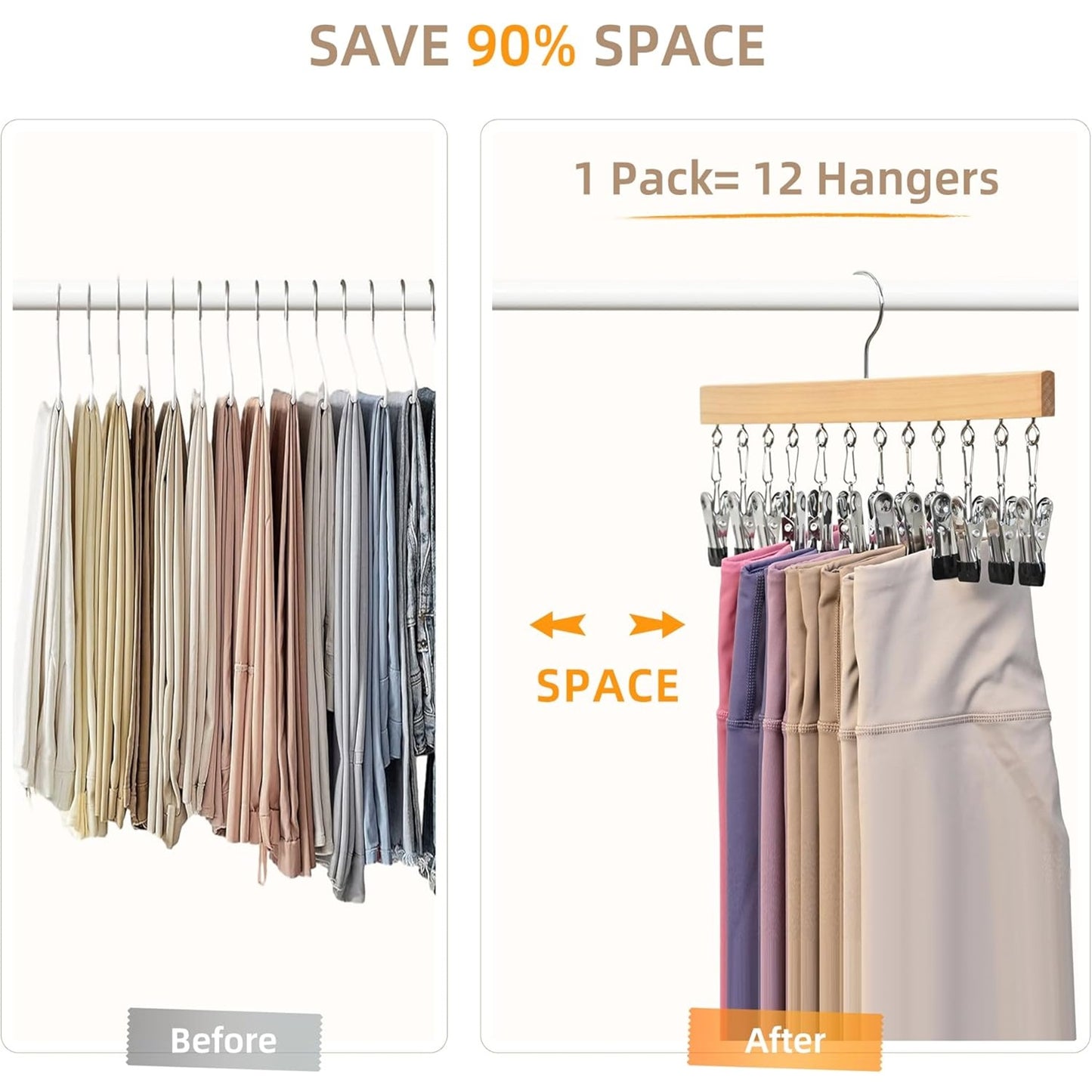 Hooks for Hanging Adhesive Hooks Solid Wood Hat Storage