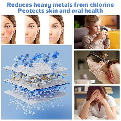 Universal 360 ° Rotating Filter Faucet,  Removes Chlorine Fluoride Heavy Metals Hard Water