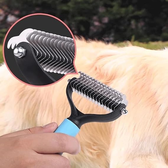 Dog Grooming Brush Hair Removal Comb For Dogs Cat Detangler Dematting Brush Grooming Tool