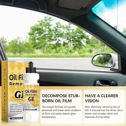 G1 Car Glass Polishing Compound & Oil Film Remover for Removing Water Spots, Road Oils, Windshield Haze