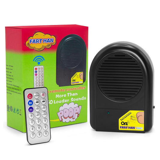 Fart Machine with Remote Control, 50 Realistic Sounds, Wireless Range Over 32 Feet
