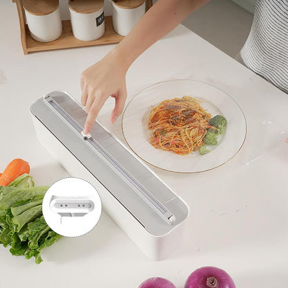 Magnetic Wrap Dispenser with Slide Cutter