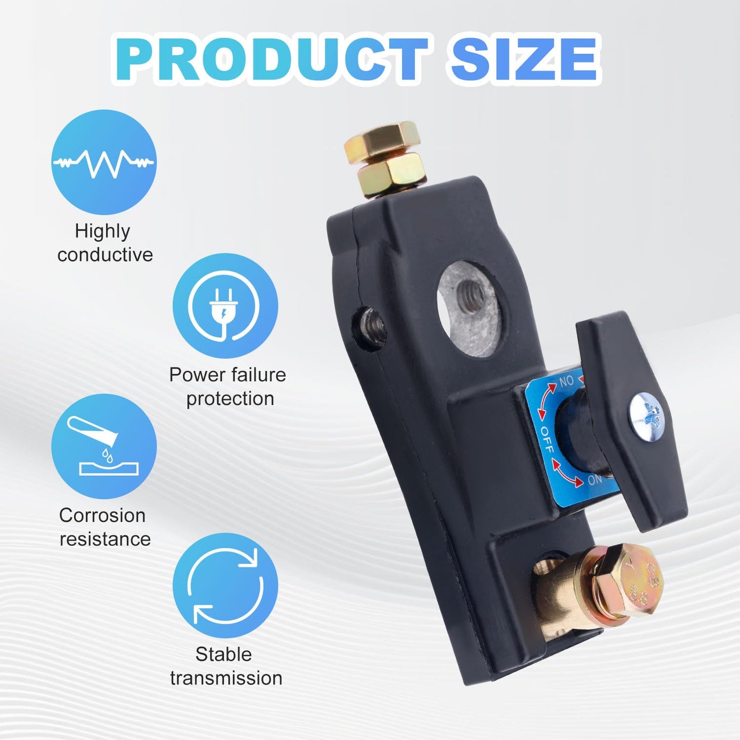 2pcs 12V 24V Heavy Duty Battery Isolator Switches