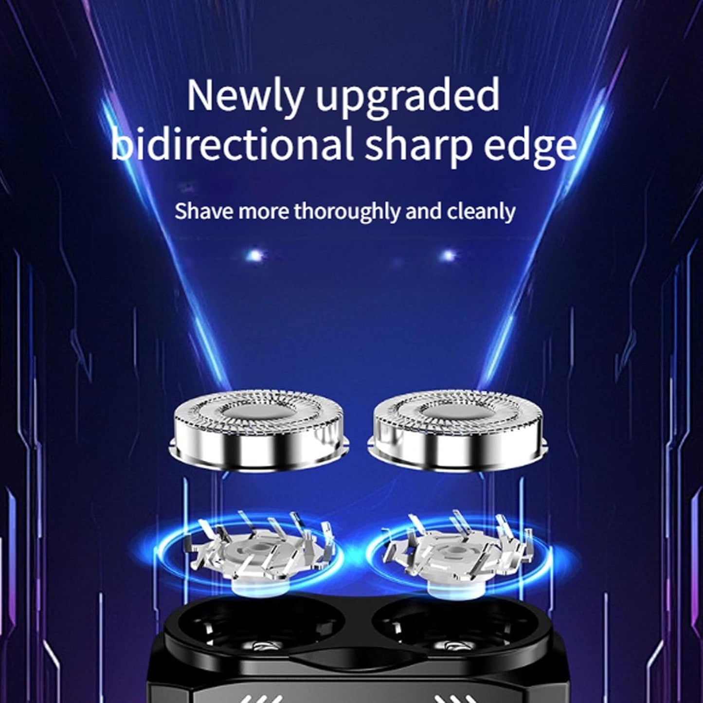 Detachable Head Design Cordless Easy Electric Shaver for Men