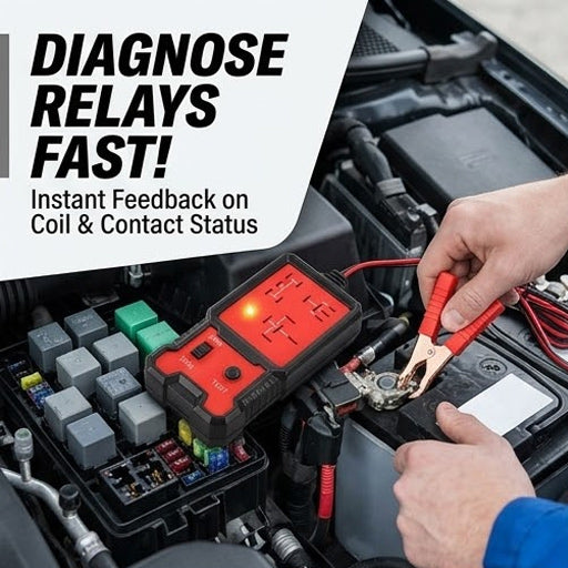 Universal 12V Automotive Relay Tester with LED Indicator