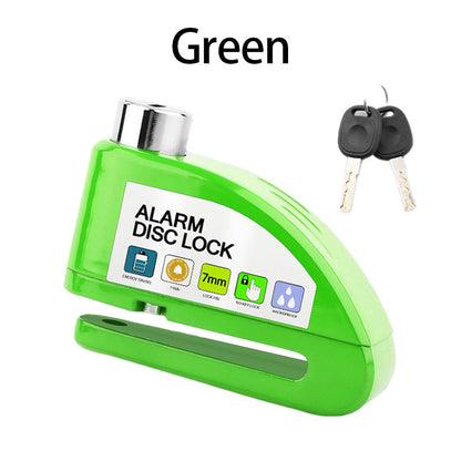 Motorcycle Alarm Disc Brake Lock -Theft Security Lock for Road and Mountain Easy Installation Tamper Resistance for Against Theft