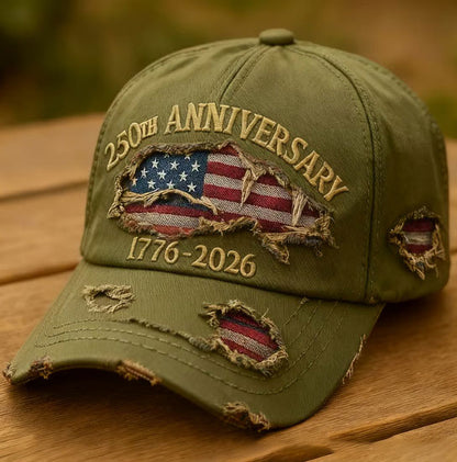 Anniversary Distressed Baseball Cap