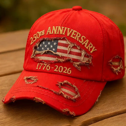 Anniversary Distressed Baseball Cap