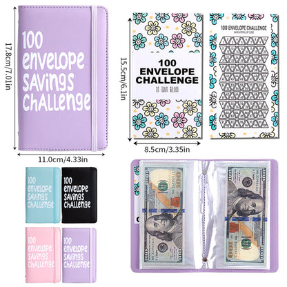 100 Days Money Saving Challenge Coin Envelope Budget Storage Book - Easy and Fun Way to Save  Money