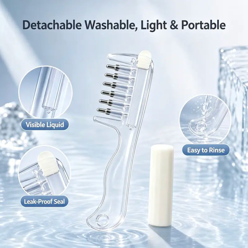 Refillable Scalp Oil Massage Comb