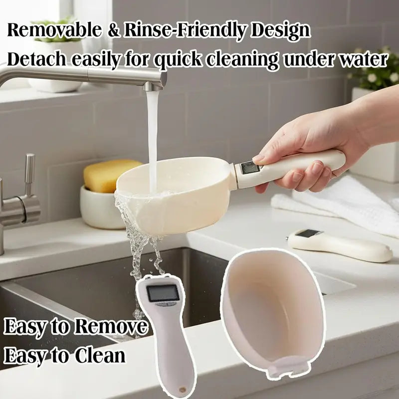 Digital Food Measuring Scoop Scale Electronic Kitchen Measuring Spoon Scale for Cooking Baking