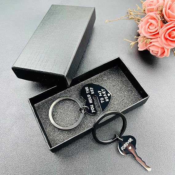 Matching Heart Keychains