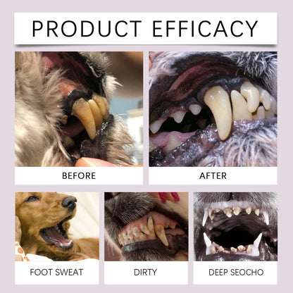2PCS Pet-specific dental cleaning toothbrush