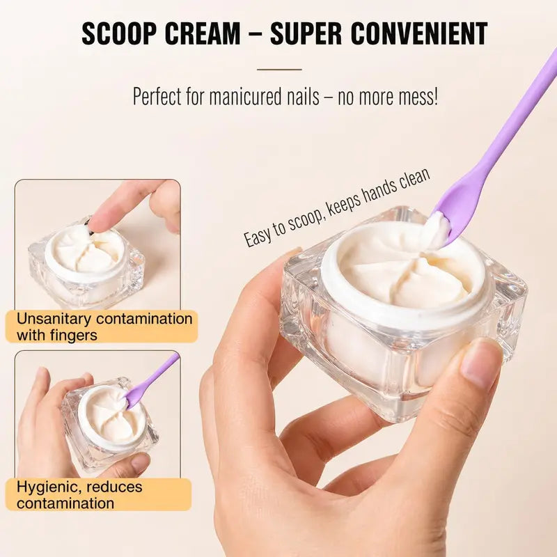 6PCS Silicone cosmetic spatula