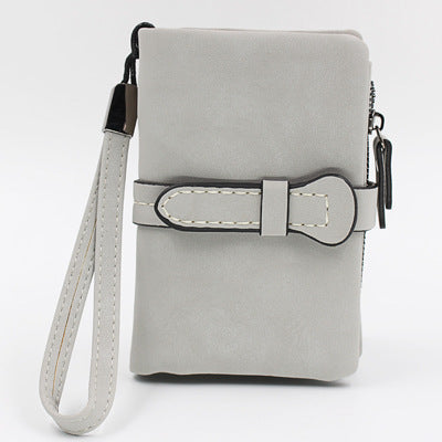 Women's Ultra-Slim Genuine Leather Bi-fold Wallet