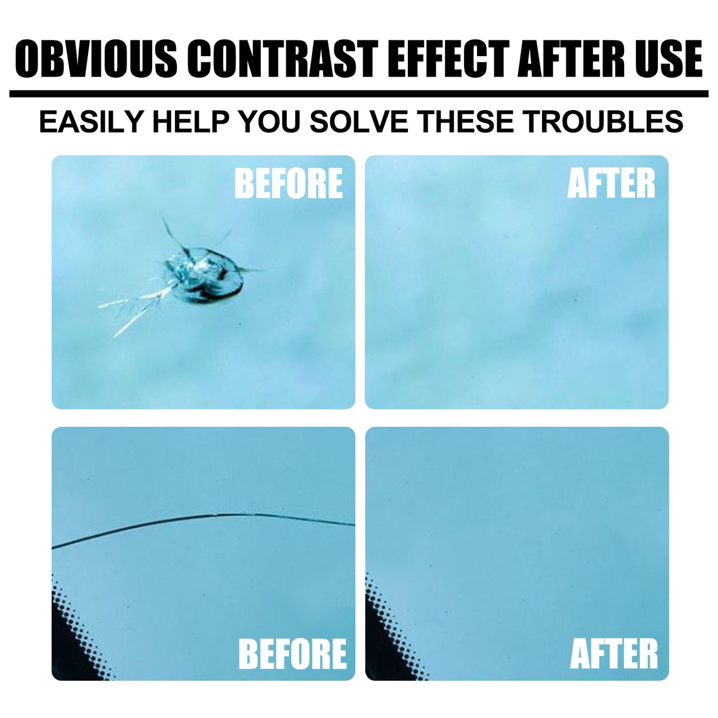 Windshield Crack Repair - Rayhong Car Windshield Crack Repair Kit