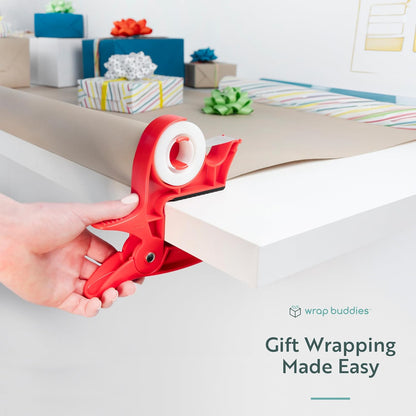 2-Piece Desktop Gift-Wrapping Tape Dispenser