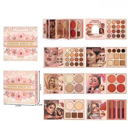 8-in-1 Book-Style Makeup Palette