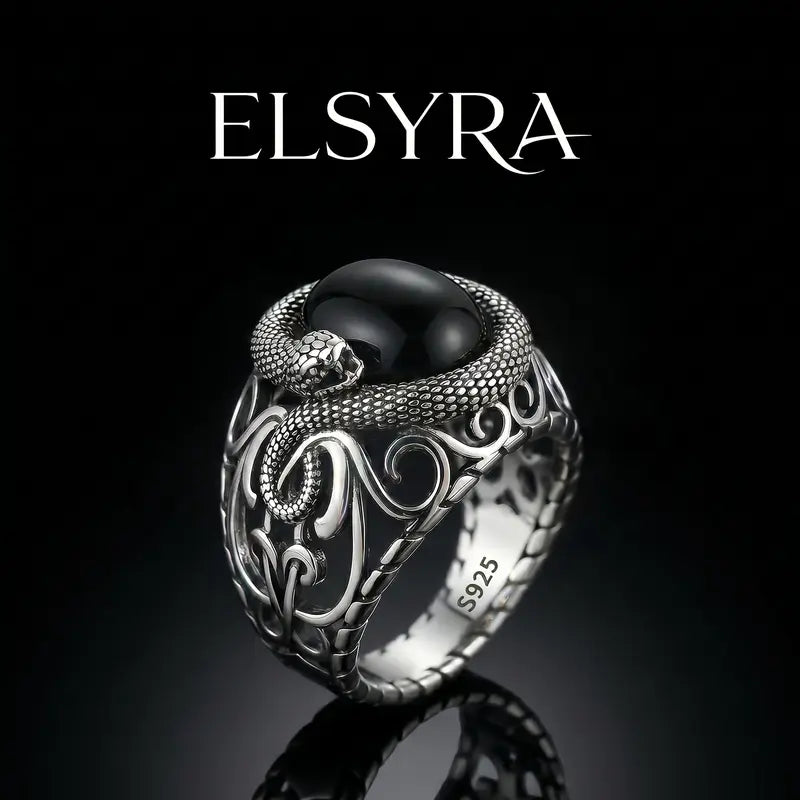 Vintage Adjustable Gothic snake-shaped ring