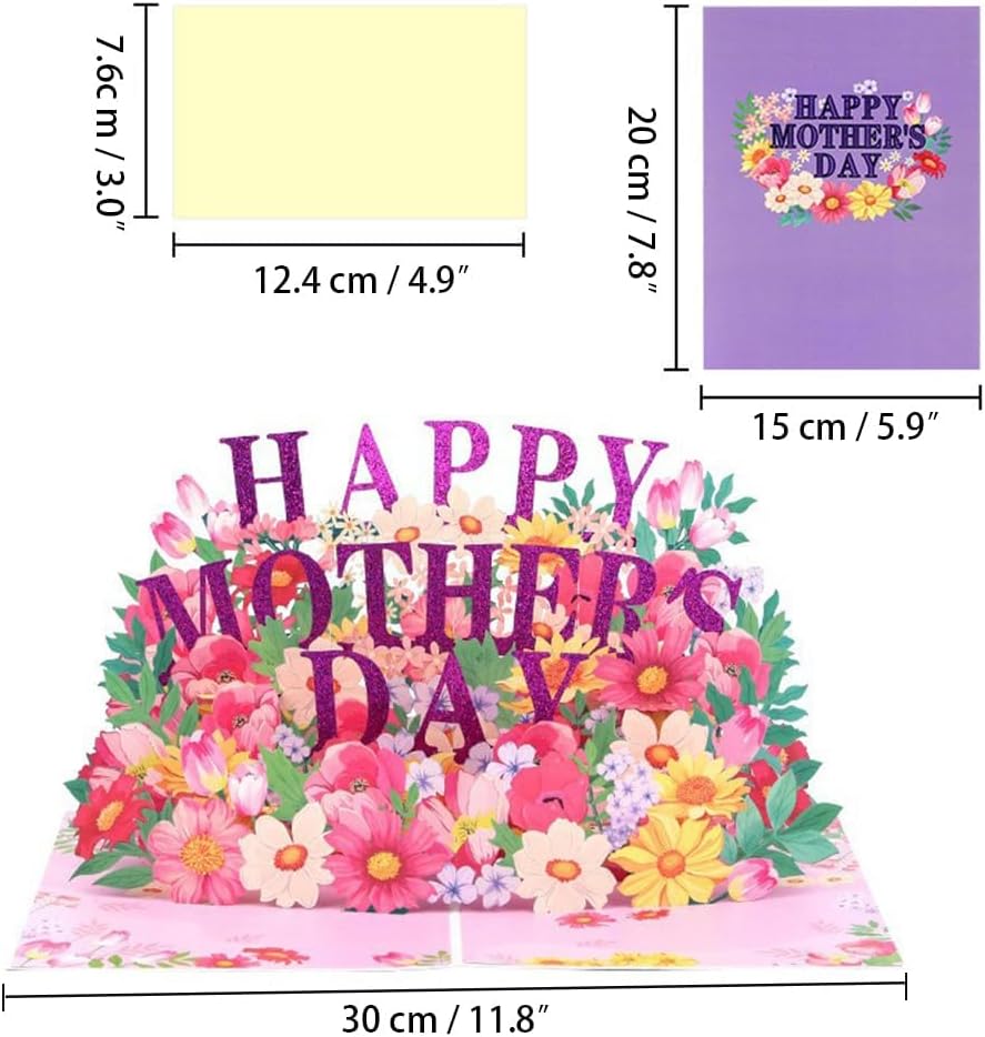 3D Mother Pop-Up Greeting Card