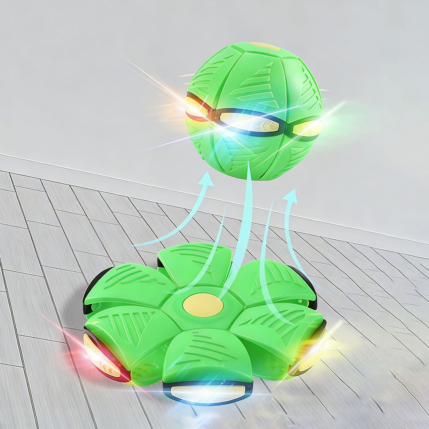 Magic Flying Saucer Interactive Pop-Up Transform Toy