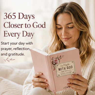One Minute with God - 365 Days of Daily Prayer Book, Daily Devotional for Men & Women