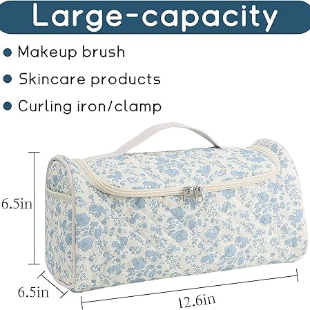 Quilted Hair Tools Travel Bag