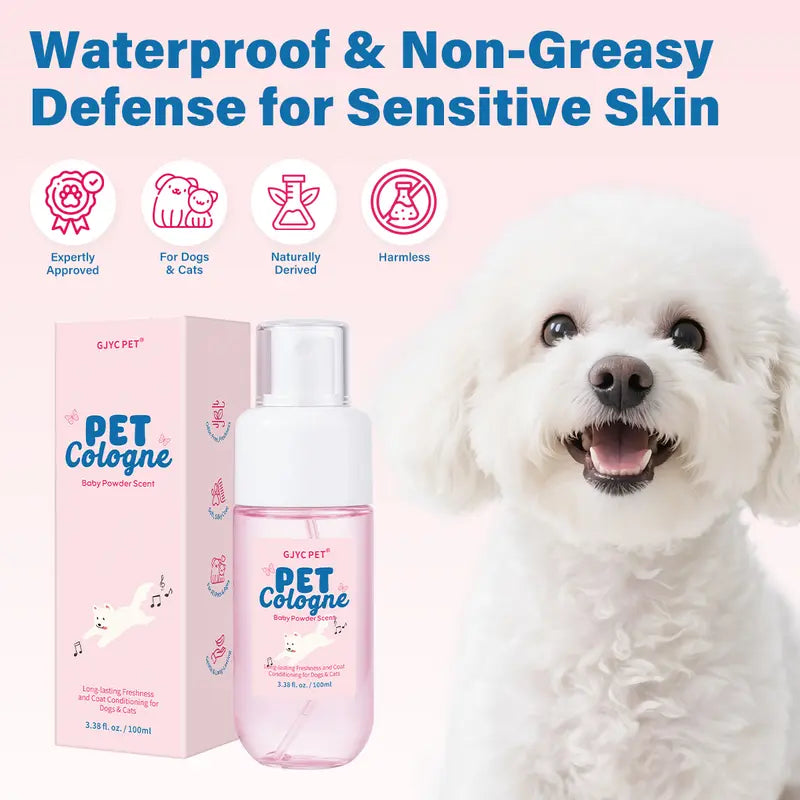 PET Dog & Cat Cologne Spray - 3.38 fl.oz Gentle Aloe Chamom Formula