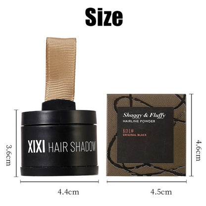 Unisex Root Cover Up Powder: Fine Texture, Smudge-Proof & Natural Forehead Filler