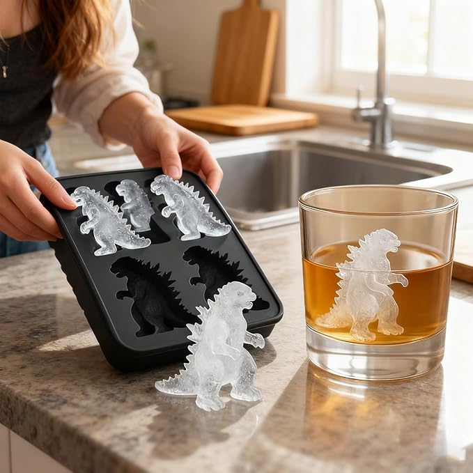 Godzilla Ice Cube Molds